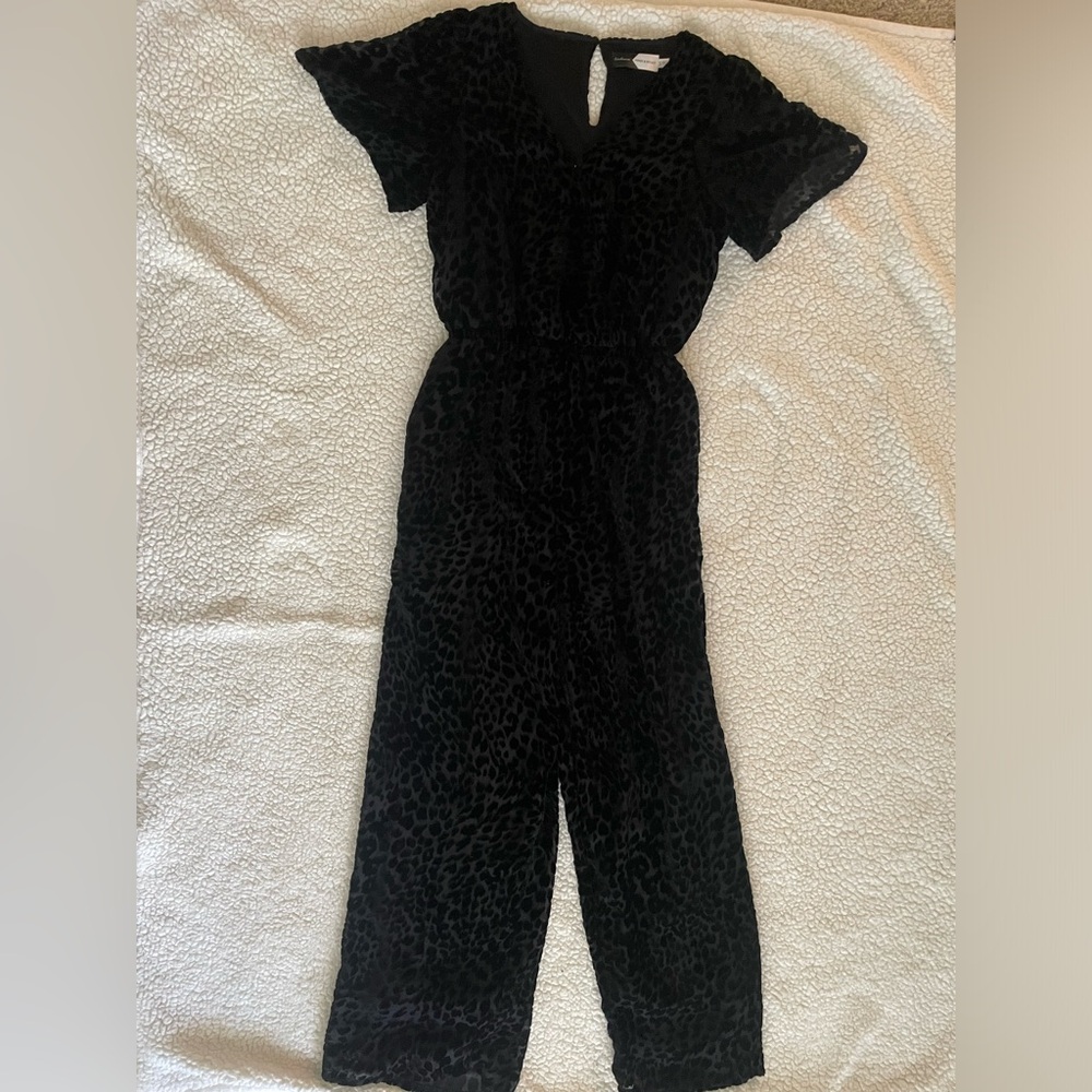 Exclusive Piper & Scoot cheetah print jumpsuit